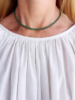 Aventurine Green Heishi Necklace