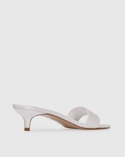 Avery 35 in White Satin