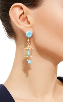 Aviary Classic in Turquoise & White