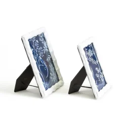 Aviary High Gloss Faux Bamboo Photo Frame, Set of 2