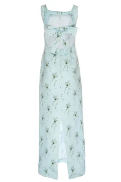 Ayak Dress in Blue Wildflower