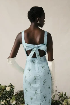 Ayak Dress in Blue Wildflower