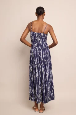 Azalea Dress in Avalon Evening Blue