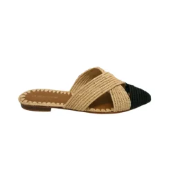 Azoulay Sandal in Nude/Black