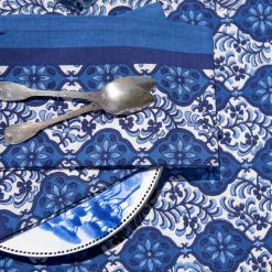 Azulejo Blue Napkins, Set of 6