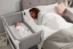 BÉABA by Shnuggle Convertible Air Bedside Sleeper Bassinet