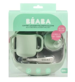 BÉABA The Essentials Silicone Meal Set in Grey/Sage