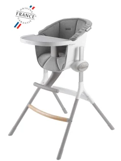 BÉABA Up & Down High Chair with Cushion in Grey