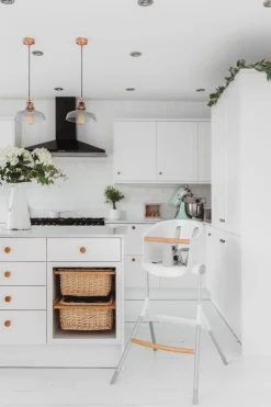 BÉABA Up & Down High Chair with Cushion in Grey