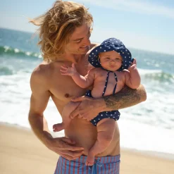 Baby Atlantic Dot Baby Sun Hat