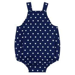 Baby Atlantic Dot Scalloped Bubble Romper