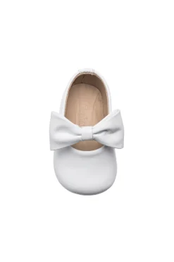 Baby Ballerina with Bow White