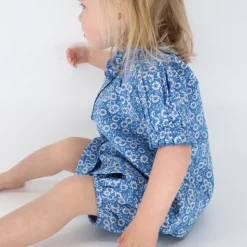 Baby Girl Rosebay Puff Sleeve Bloomer Set