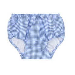 Baby Sky Blue Gingham Diaper Cover
