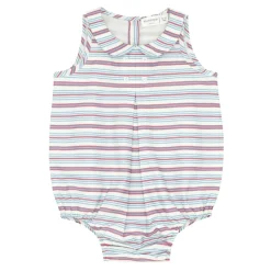 Baby Vintage Stripe Bubble Romper