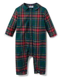 Baby's Brushed Twill Cambridge Romper in Kensington Tartan