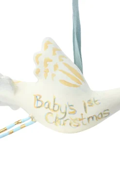 Baby's First Holiday Ornament in Blue
