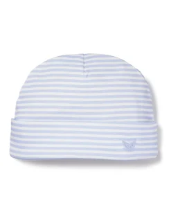 Baby’s Pima Hat in Blue Stripes