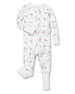 Baby’s Pima Peekaboo Romper in Sugar Plum Fairy