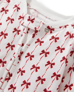 Baby’s Pima Peekaboo Romper in Blissful Bows