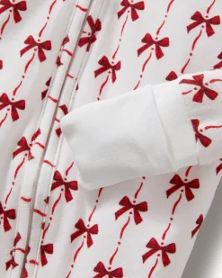 Baby’s Pima Peekaboo Romper in Blissful Bows