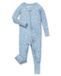 Baby’s Pima Peekaboo Romper in Periwinkle Wonderland