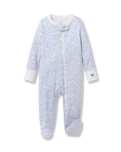 Baby’s Pima Romper in Bluehearts