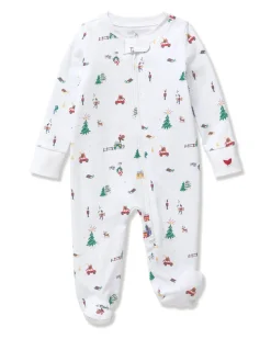 Baby’s Pima Romper in Holiday Town