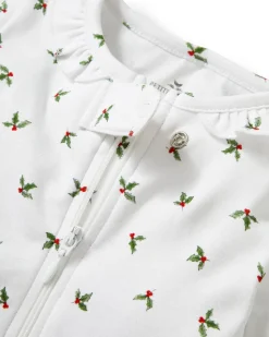 Baby’s Pima Romper in Mistletoe Moments