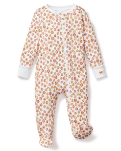 Baby's Pima Romper in Pumpkin Patch