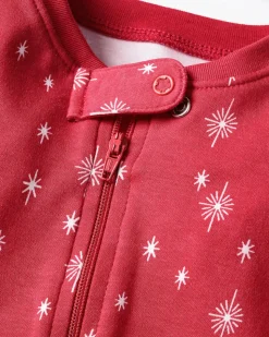 Baby’s Pima Snug Fit Romper in Starry Night