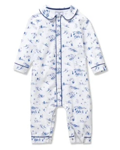 Baby’s Twill Cambridge Romper in Chalet Toile