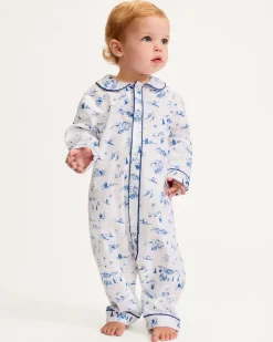 Baby’s Twill Cambridge Romper in Chalet Toile