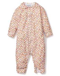 Baby’s Twill Cambridge Romper in Pumpkin Patch