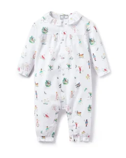 Baby's Twill Madeline Romper in 12 Days of Christmas