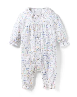 Baby's Twill Madeline Romper in Baking Spirits Bright