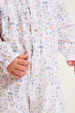 Baby's Twill Madeline Romper in Baking Spirits Bright