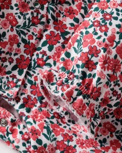 Baby’s Twill Madeline Romper in Fleurs des Bois