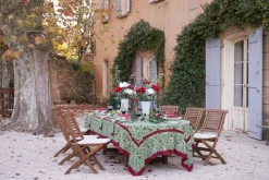 Baies de houx Tablecloth in Red & Green