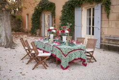 Baies de houx Tablecloth in Red & Green