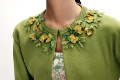 Bailey Knit Jacket With Jardin Embellishment