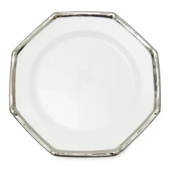 Bamboo Charger Plates in Platinum, Set of 6