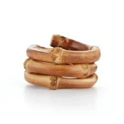 Bamboo Napkin Rings, Set of 4