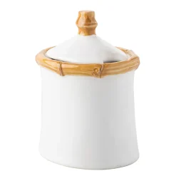 Bamboo Natural Lidded Sugar Bowl
