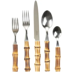 Bamboo 20-Piece Place Setting in Natural