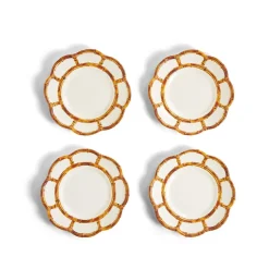 Bamboo Touch Salad / Dessert Plate, Set of 4