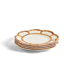 Bamboo Touch Salad / Dessert Plate, Set of 4