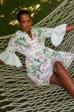 Barbados Cotton Caftan Dress x Susannah Garrod