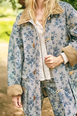 Barn Jacket in Cornflower Toile