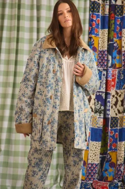 Barn Jacket in Cornflower Toile